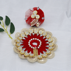 Stone Work Laddu Gopal Dress With Mukut