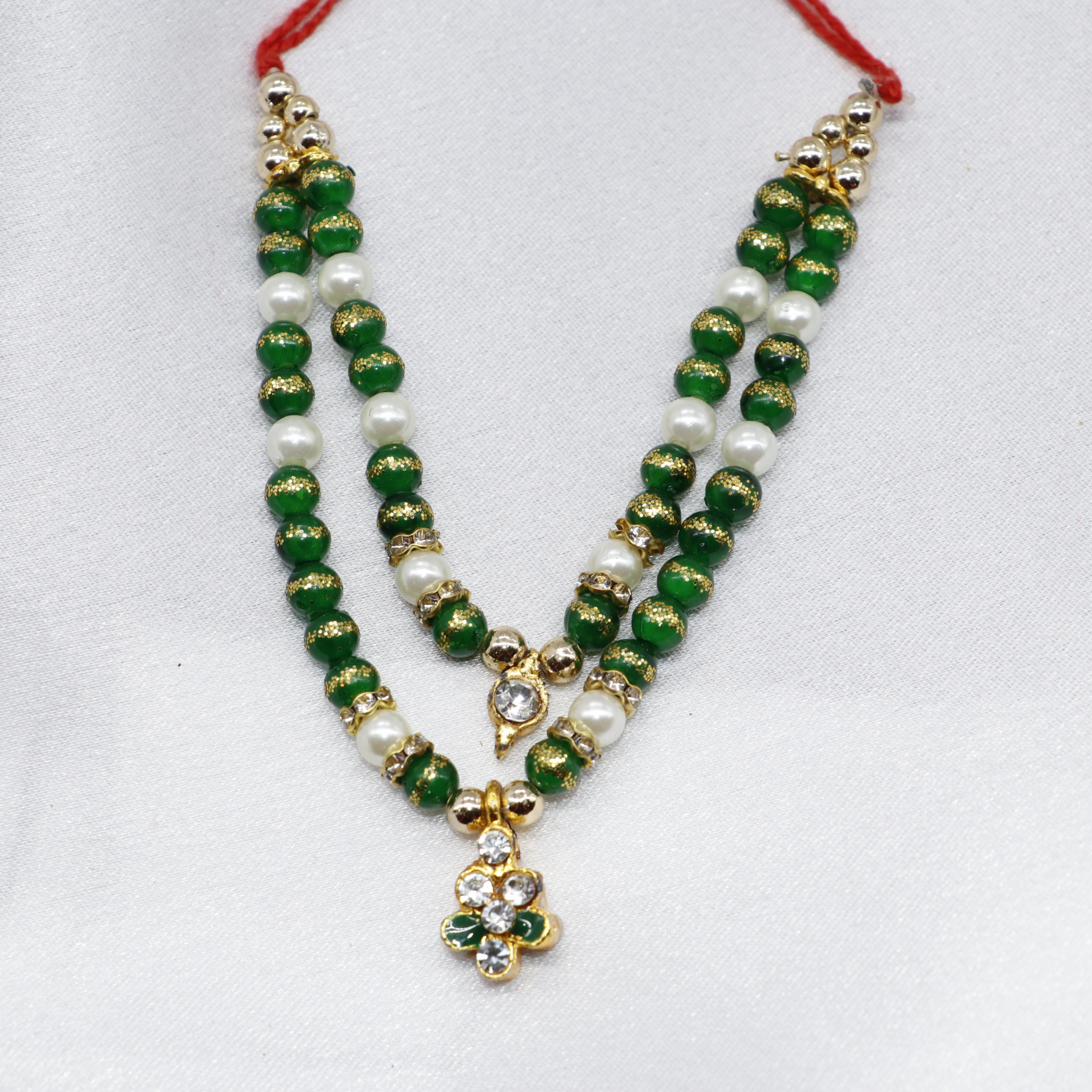 Zari Moti Mala For Laddu Gopal