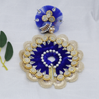 Stone Work Laddu Gopal Dress With Mukut