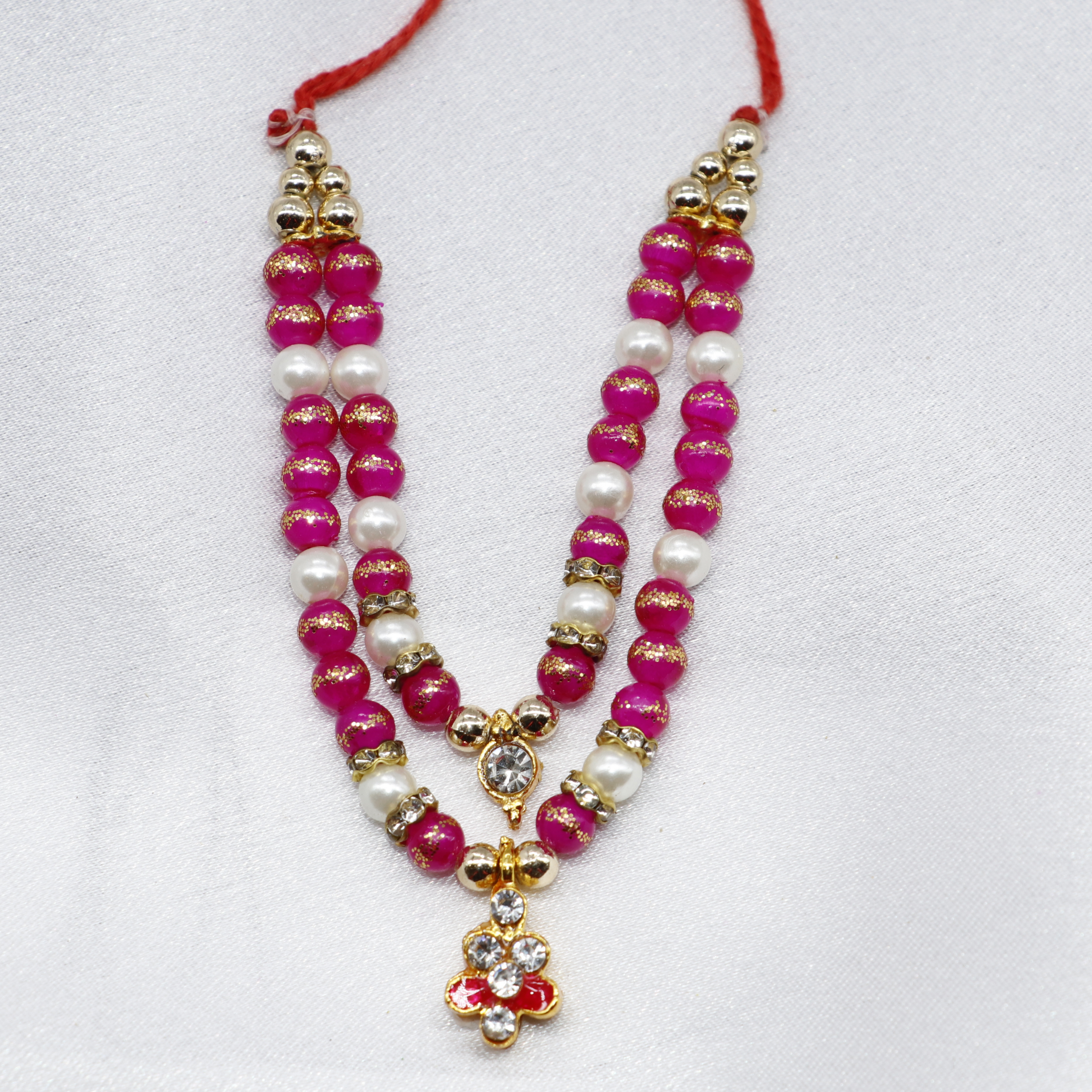 Zari Moti Mala For Laddu Gopal