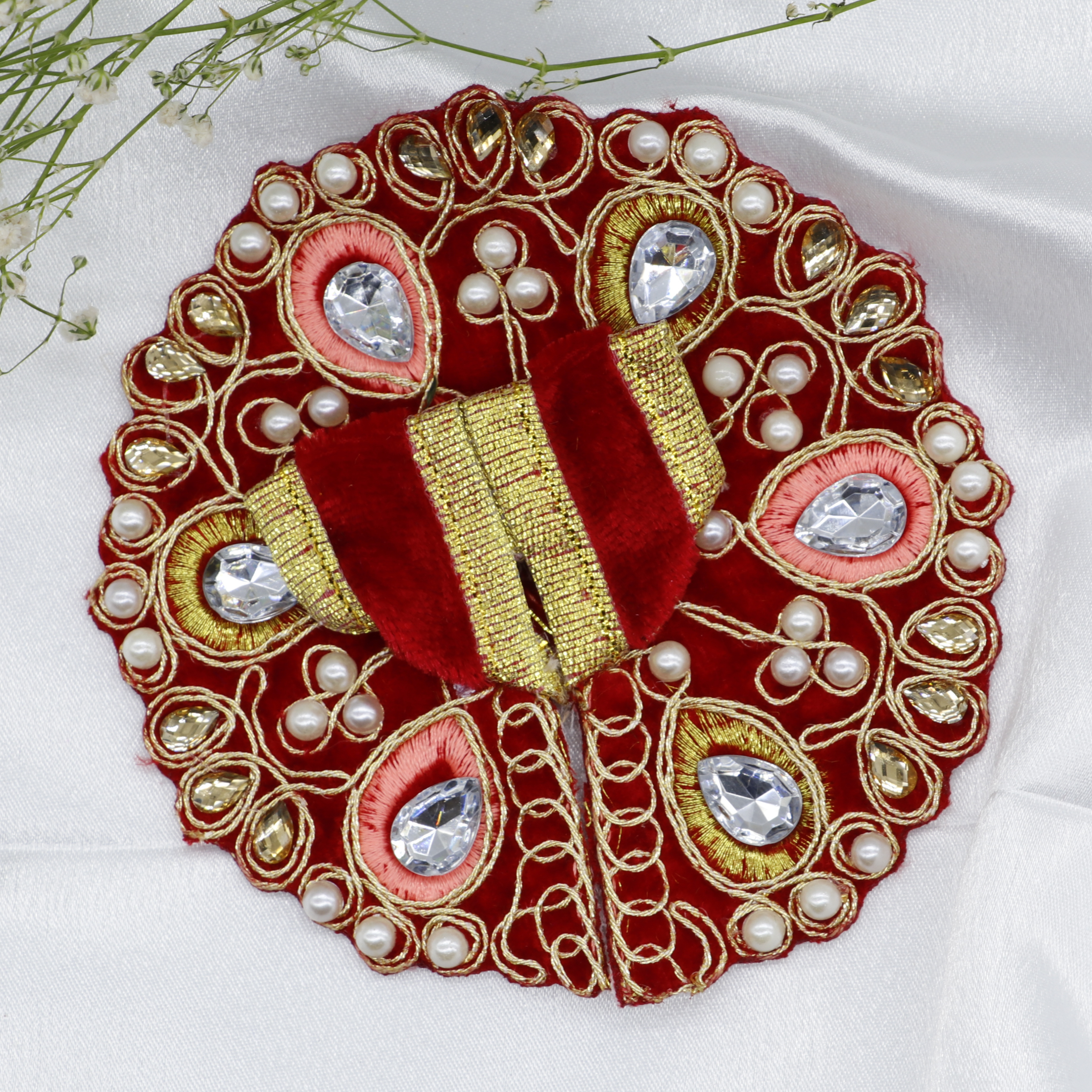 Heera Moti Velvet Base Laddu Gopal Dress