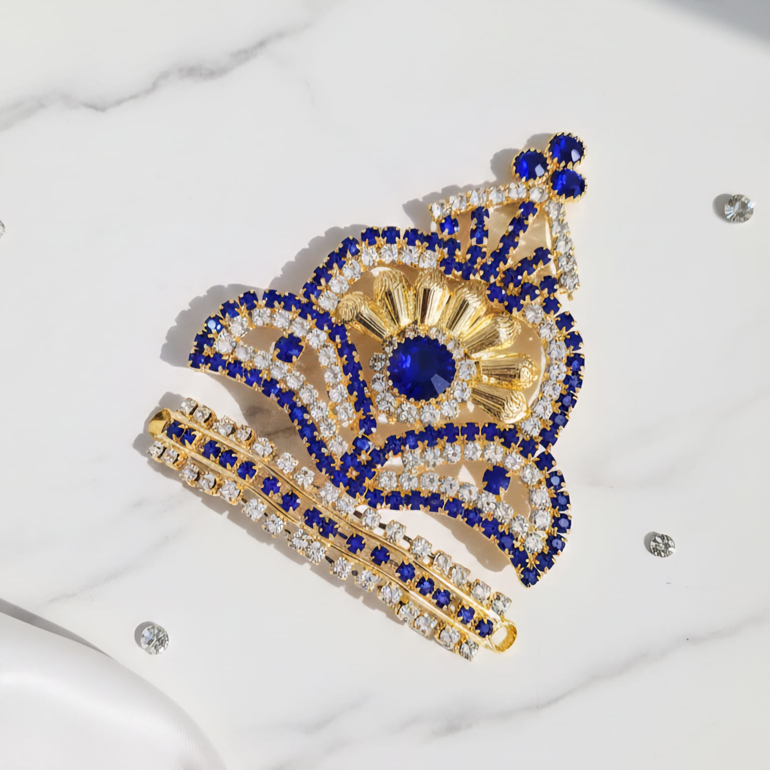 Kanak Kirti Laddu Gopal Mukut - Mix Color / Pack of 12