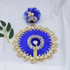 Stone Work Laddu Gopal Dress With Mukut