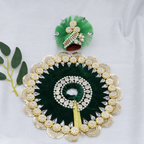 Stone Work Laddu Gopal Dress With Mukut