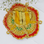 Phool Patti Zari Work Laddu Gopal Dress