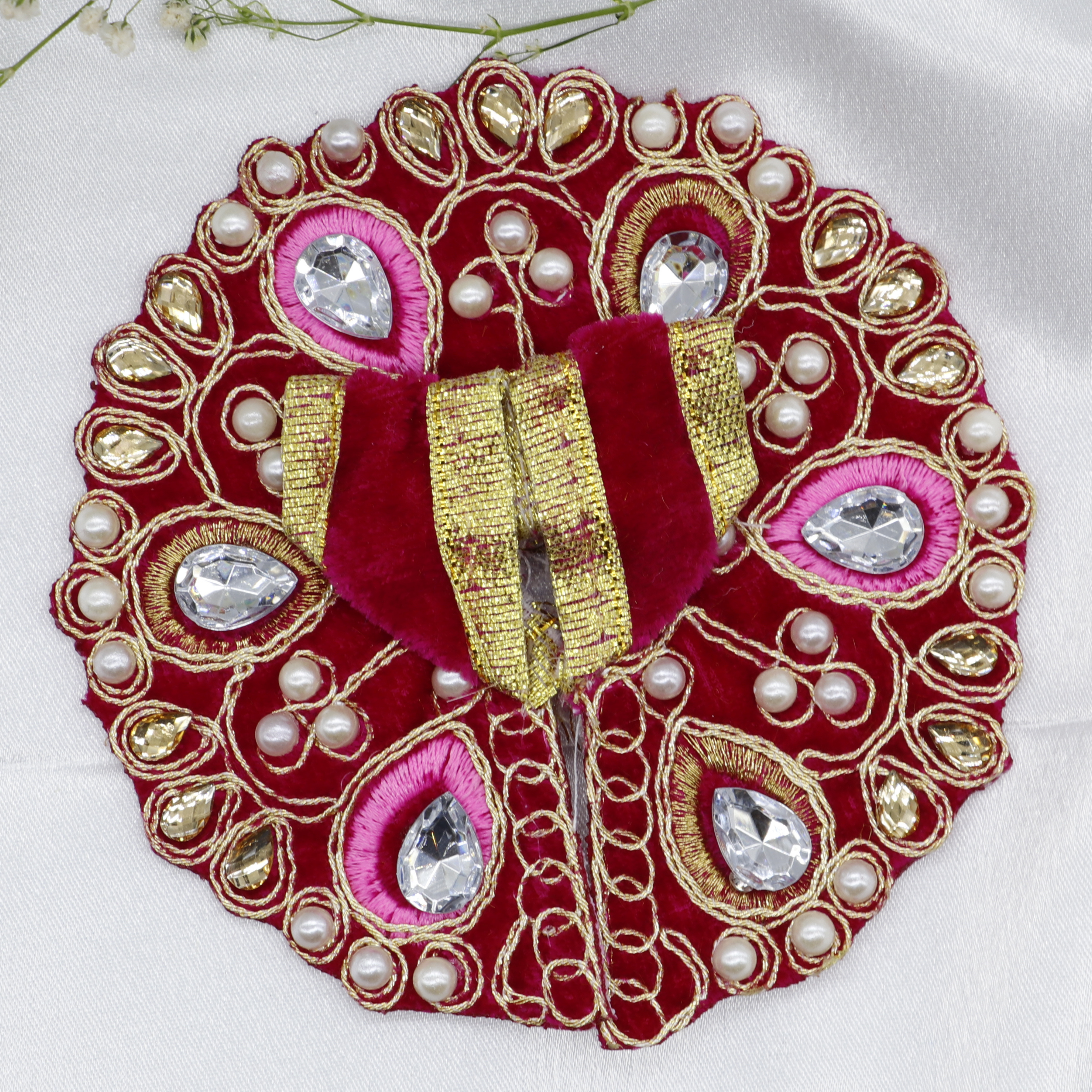 Heera Moti Velvet Base Laddu Gopal Dress