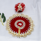 Stone Work Laddu Gopal Dress With Mukut