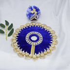 Stone Work Laddu Gopal Dress With Mukut