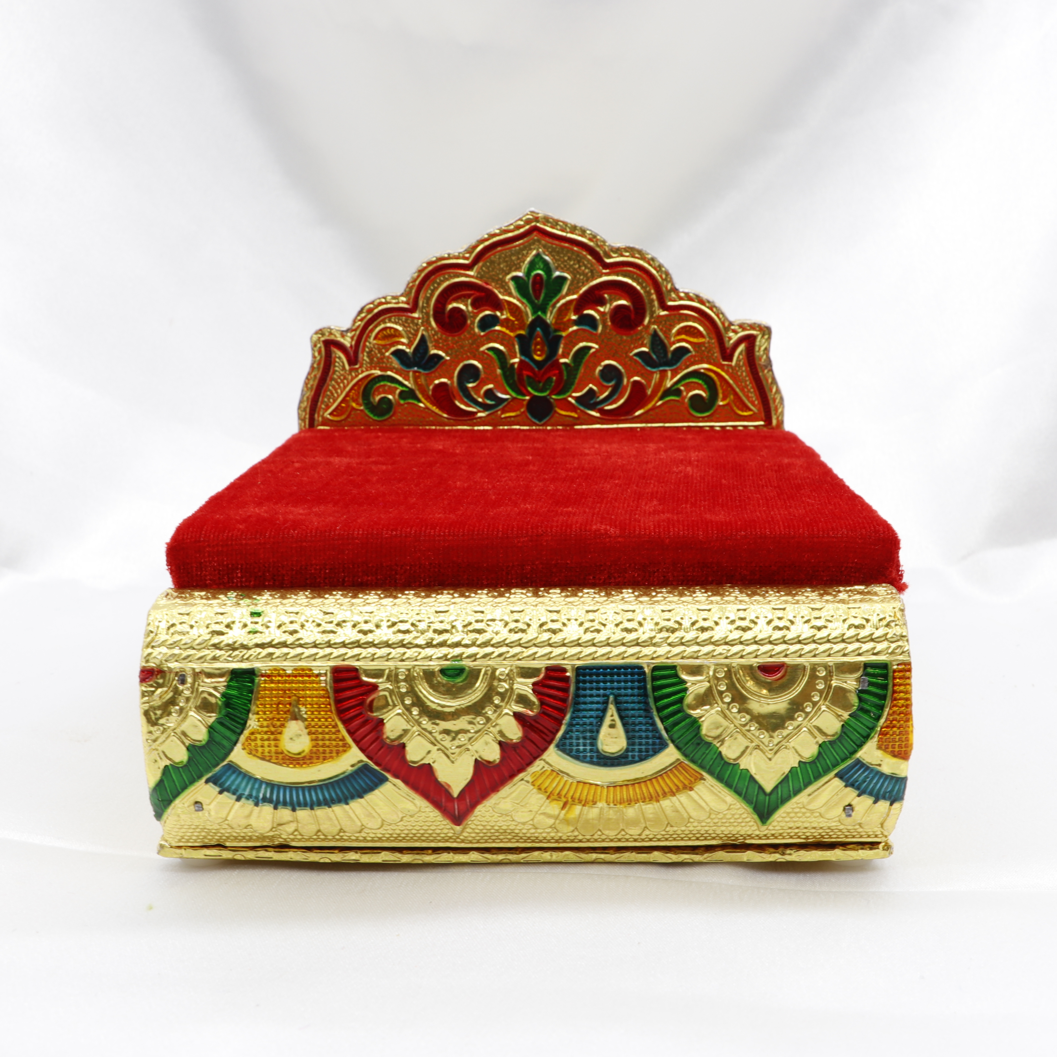 Meenakari Work Bed For Laddu Gopal