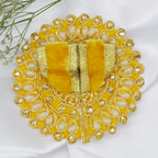 Jhalar Chakra Diamond Work Laddu Gopal Dress