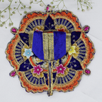 Phool Patti Zari Work Laddu Gopal Dress