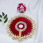 Stone Work Laddu Gopal Dress With Mukut