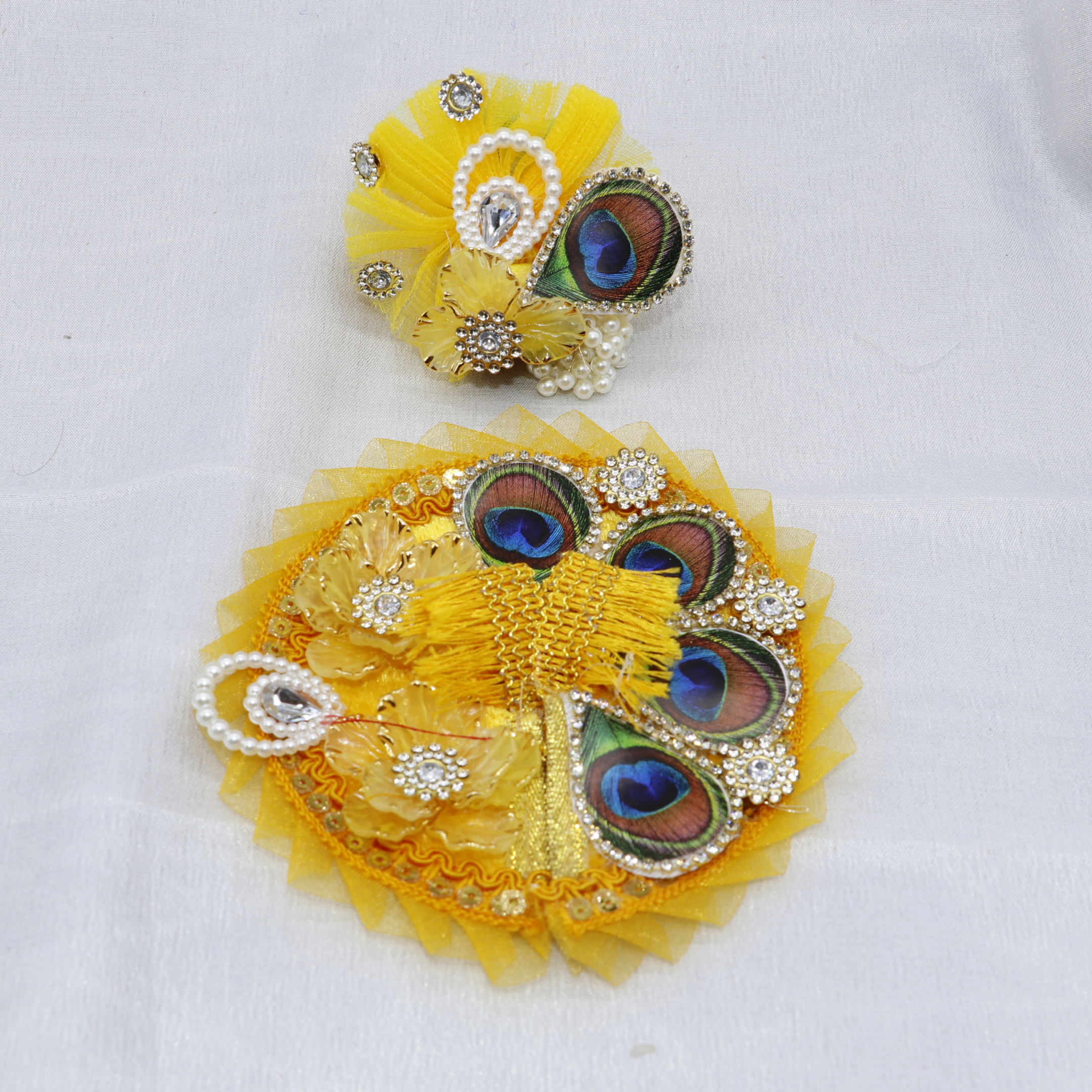 Pankh Mandal Laddu Gopal Dress With Mukut