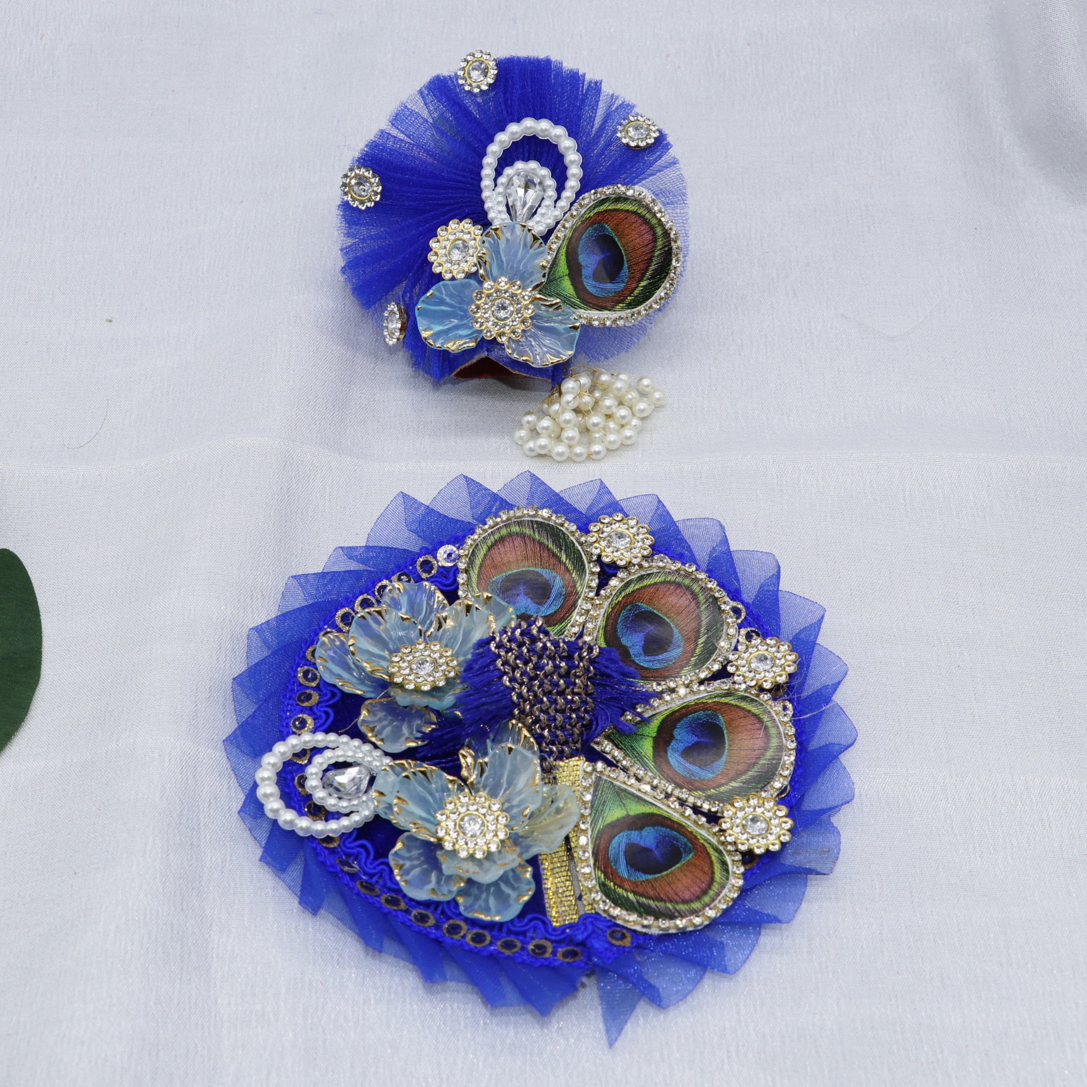 Pankh Mandal Laddu Gopal Dress With Mukut