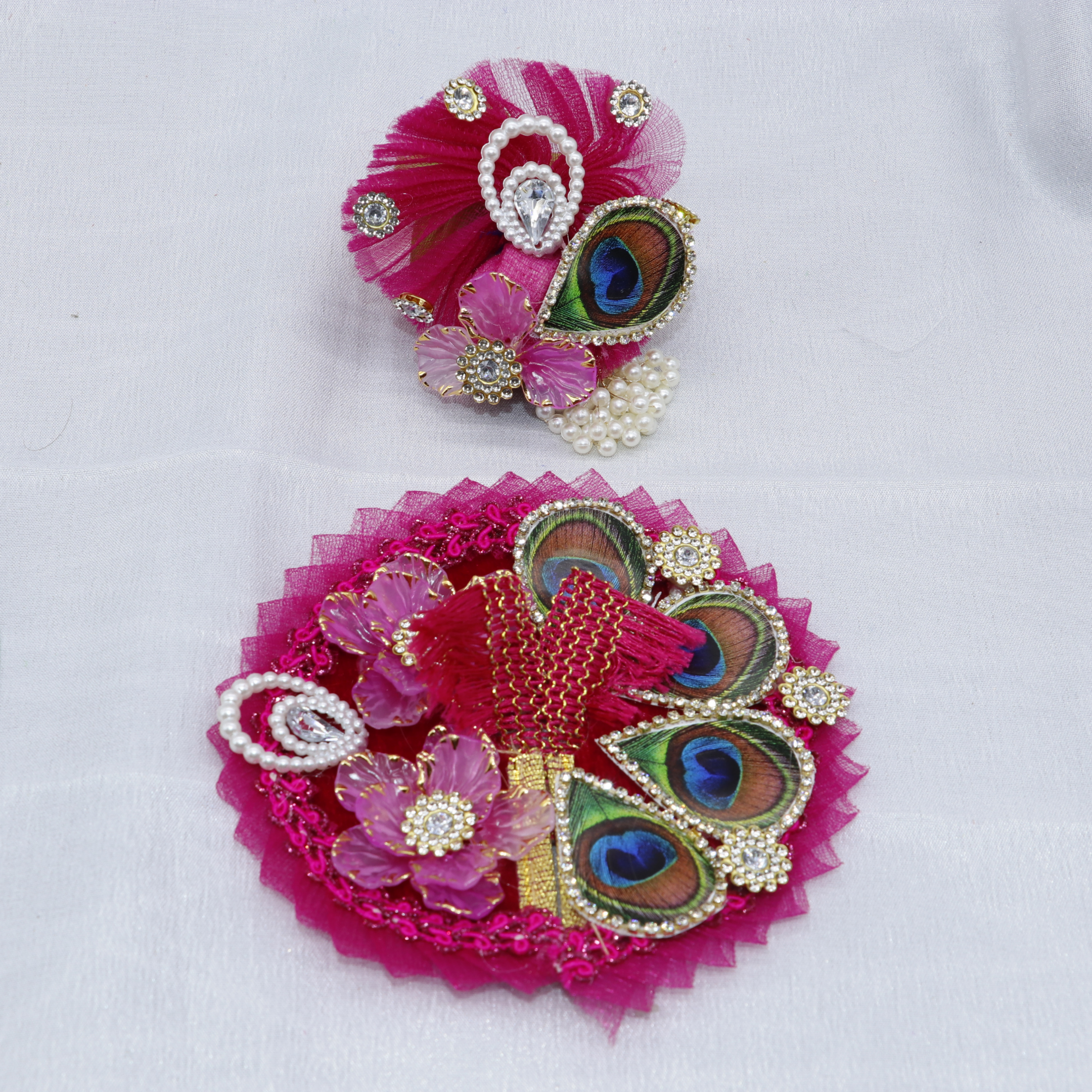 Pankh Mandal Laddu Gopal Dress With Mukut
