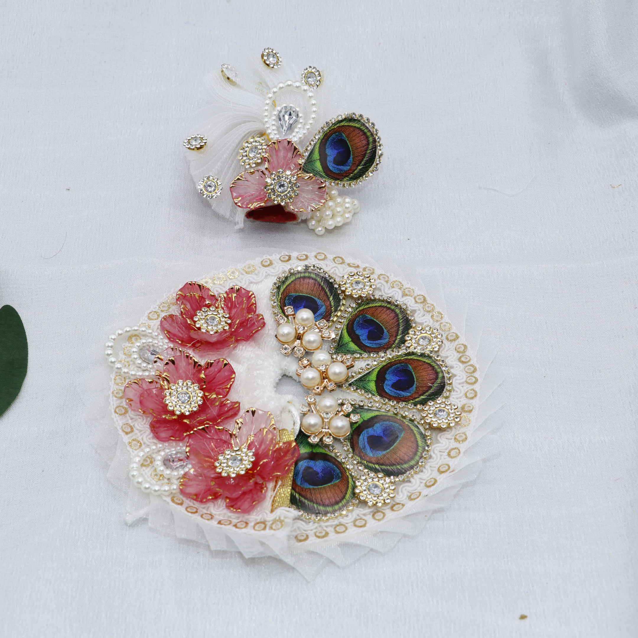 Pankh Mandal Laddu Gopal Dress With Mukut