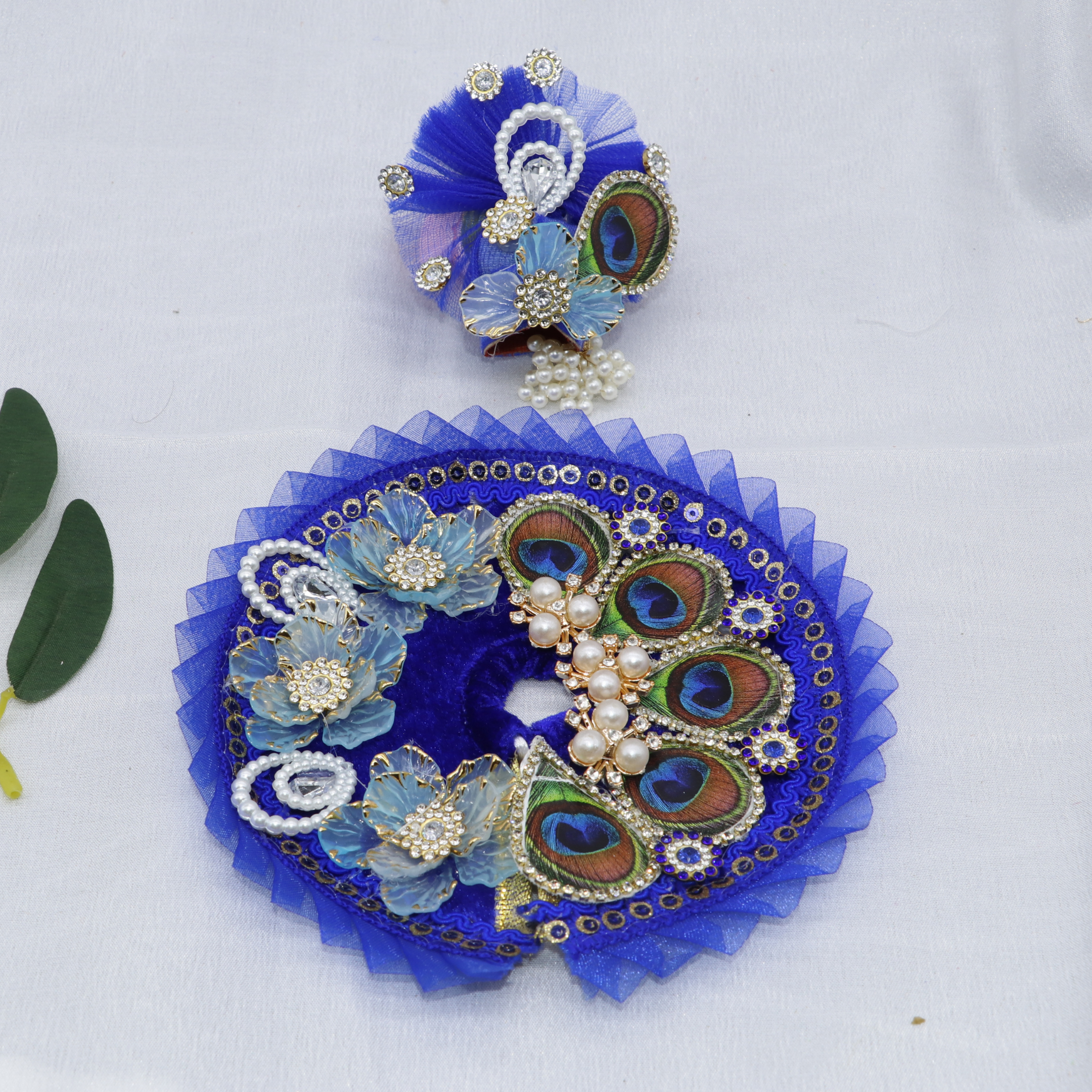 Pankh Mandal Laddu Gopal Dress With Mukut