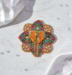 Aari work silk Poshak Rajkot manufacturer