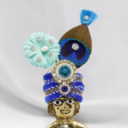 Netra Mayura With Pushp Laddu Gopal Mukut