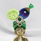 Netra Mayura With Pushp Laddu Gopal Mukut