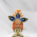 Myura Triveni Diamond Work Laddhu Gopal Mukut