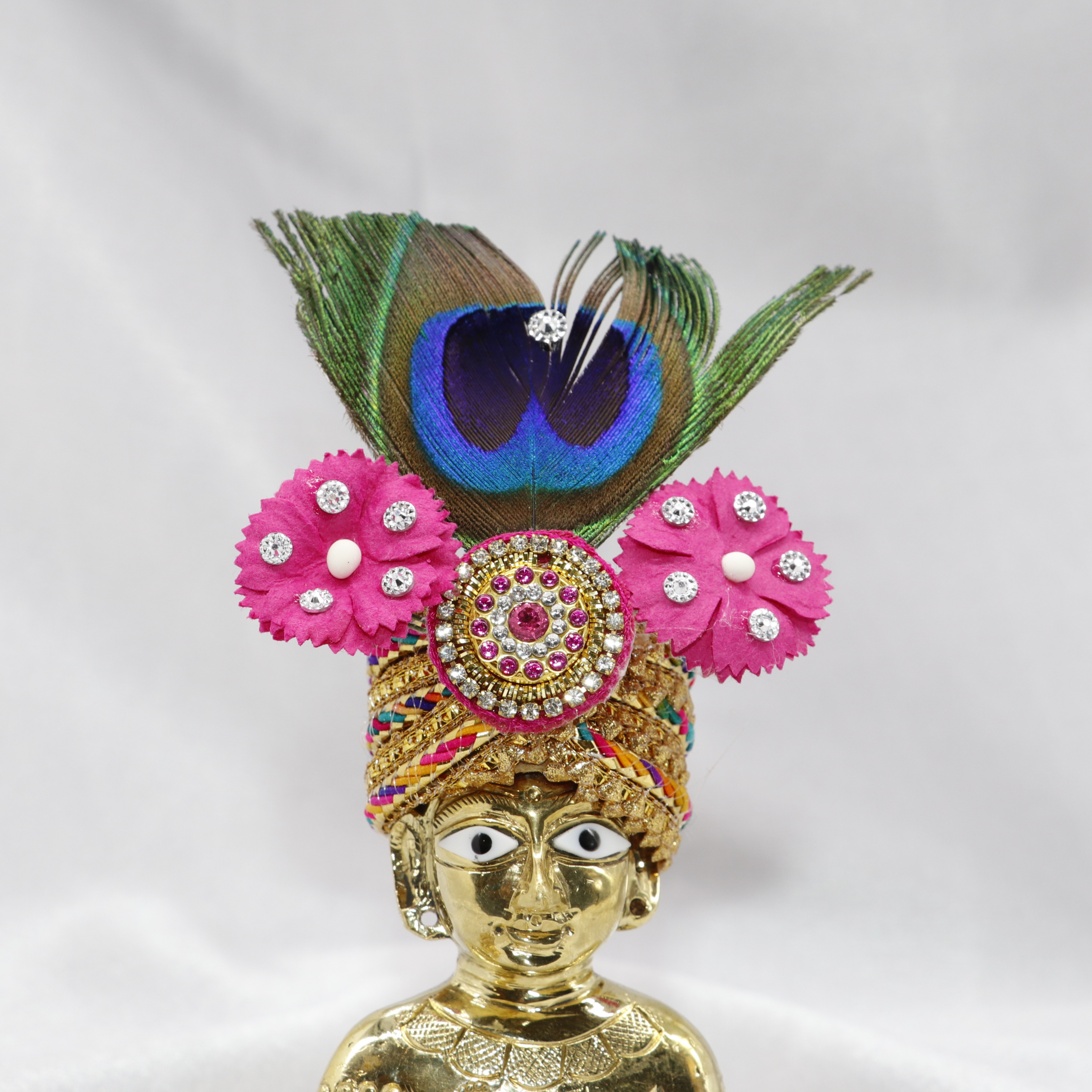 Divya Pushp Diamond Work Laddu Gopal Mukut