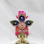 Myura Triveni Diamond Work Laddhu Gopal Mukut