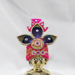 Myura Triveni Diamond Work Laddhu Gopal Mukut