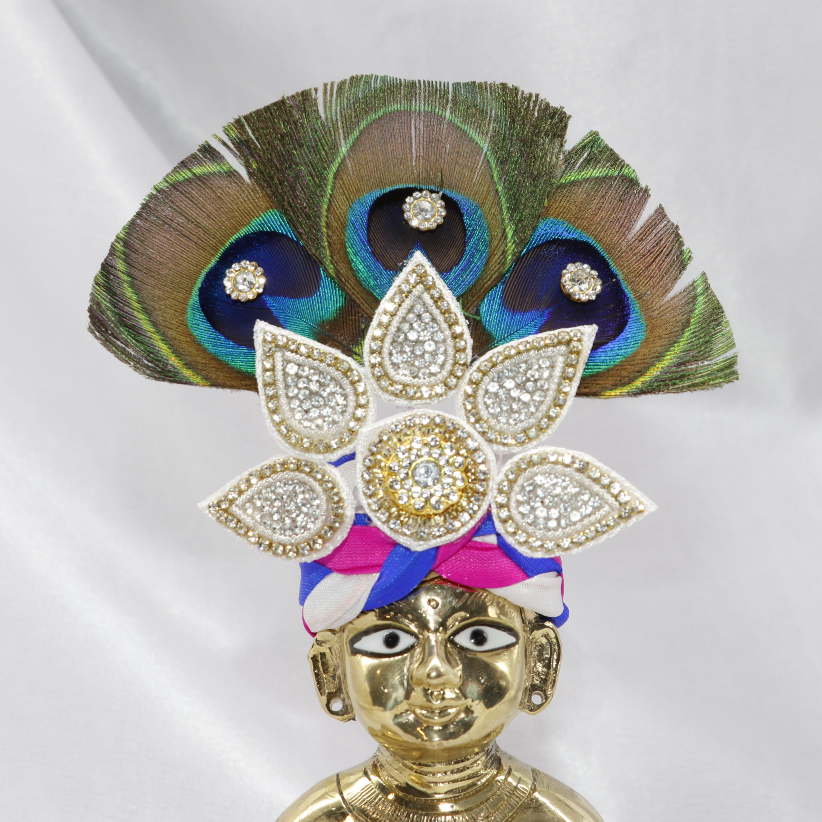 Ratna Pushp Diamond Work Laddu Gopal Mukut