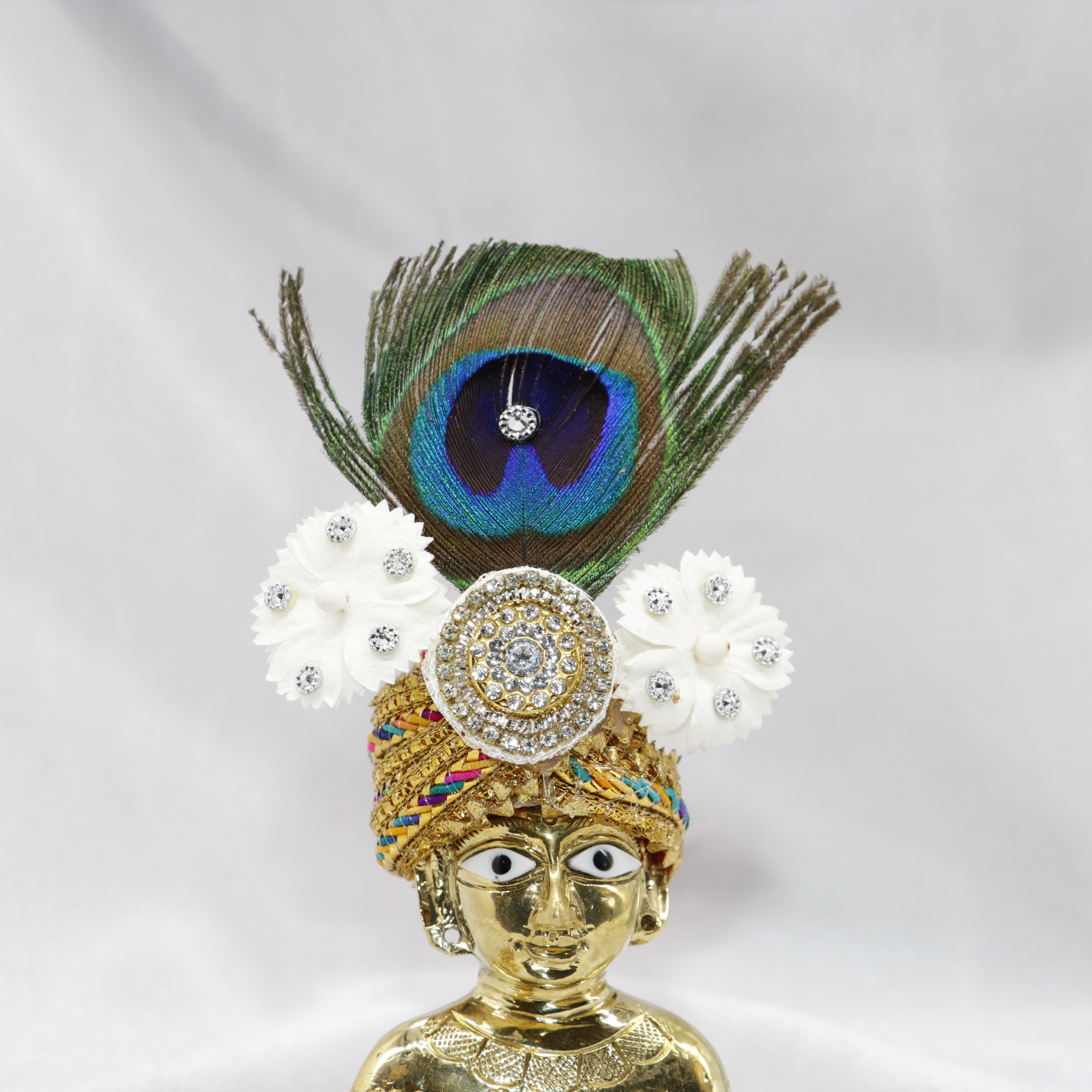 Divya Pushp Diamond Work Laddu Gopal Mukut