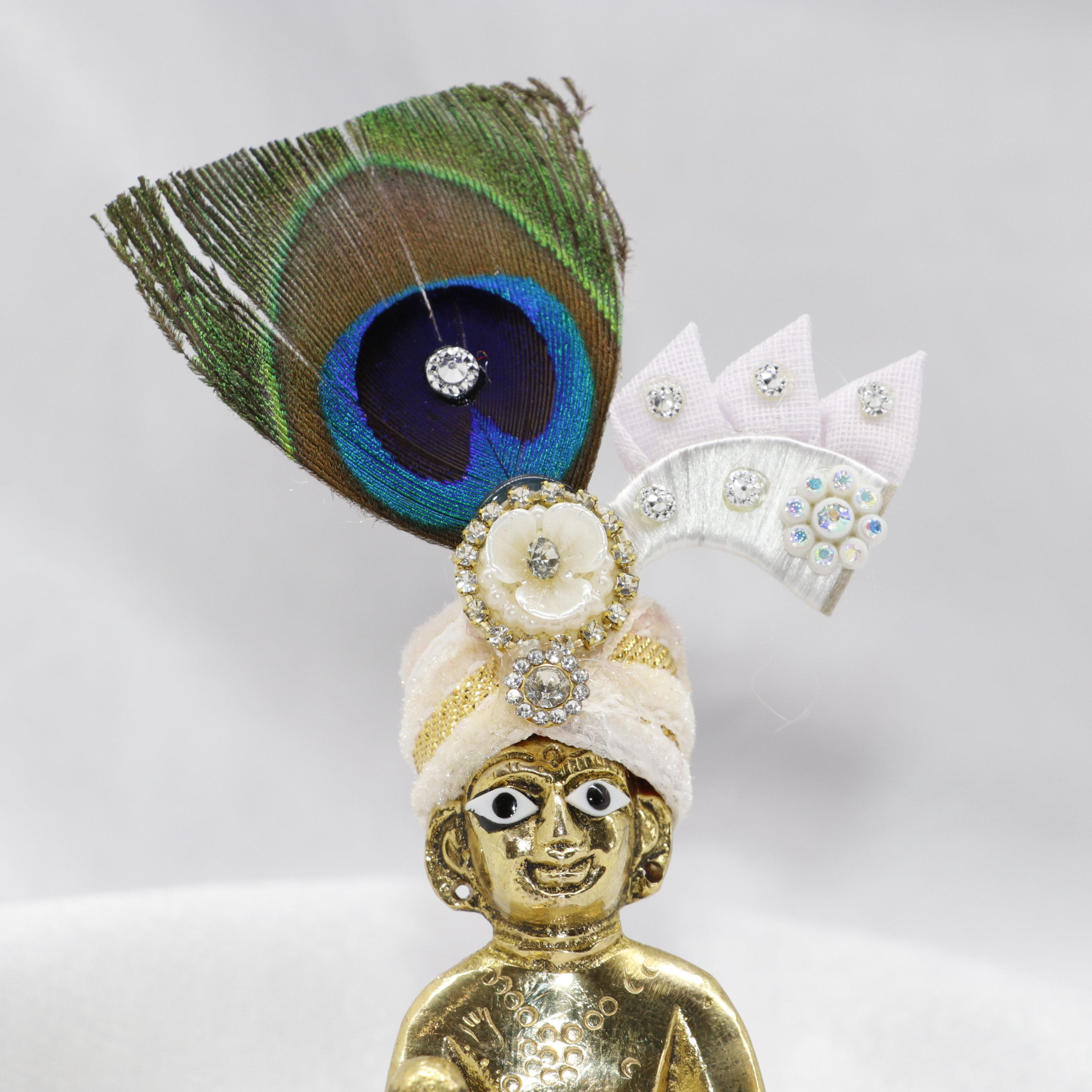 Shikhar Ratna  Diamond & Zari Laddu Gopal Mukut