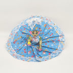 Lace Poshak With Mukut For Laddu Gopal - Pack of 12