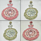Cotton Lace Poshak With Mukut For Laddu Gopal - Pack of 12