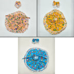 Lace Poshak With Mukut For Laddu Gopal - Pack of 12