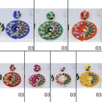 મુકુટ સાથે પંખ મંડળ લાડુ ગોપાલ ડ્રેસ - મિક્સ કલર / 7 નો પેક