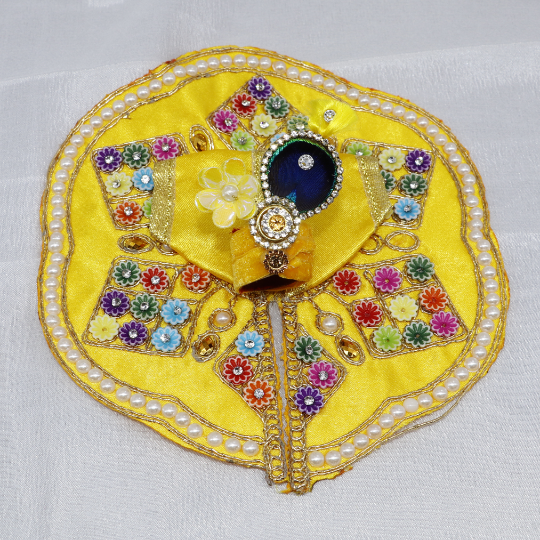 Rangili Buti Laddu Gopal Dress With Mukut