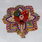 Moti Mandal Laddu Gopal Dress With Mukut