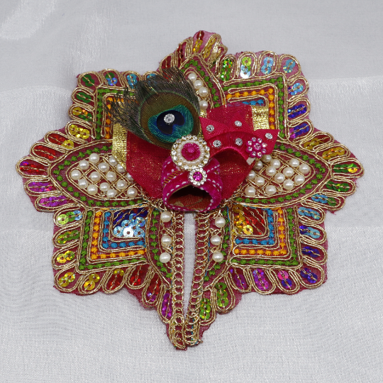 Moti Mandal Laddu Gopal Dress With Mukut