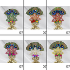 Ratna Pushp Diamond Work Laddu Gopal Mukut - Mix Color/ Pack of 6