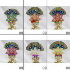 Ratna Pushp Diamond Work Laddu Gopal Mukut - Mix Color/ Pack of 6