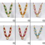 Pushp Mala For Laddu Gopal - Mix Color / Pack of 12