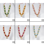 Pushp Mala For Laddu Gopal - Mix Color / Pack of 12