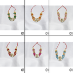 Moti Mala For Laddu Gopal - Mix Color/ Pack of 12