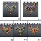 Diamond Mala For Laddu Gopal - Mix Color / Pack of 12