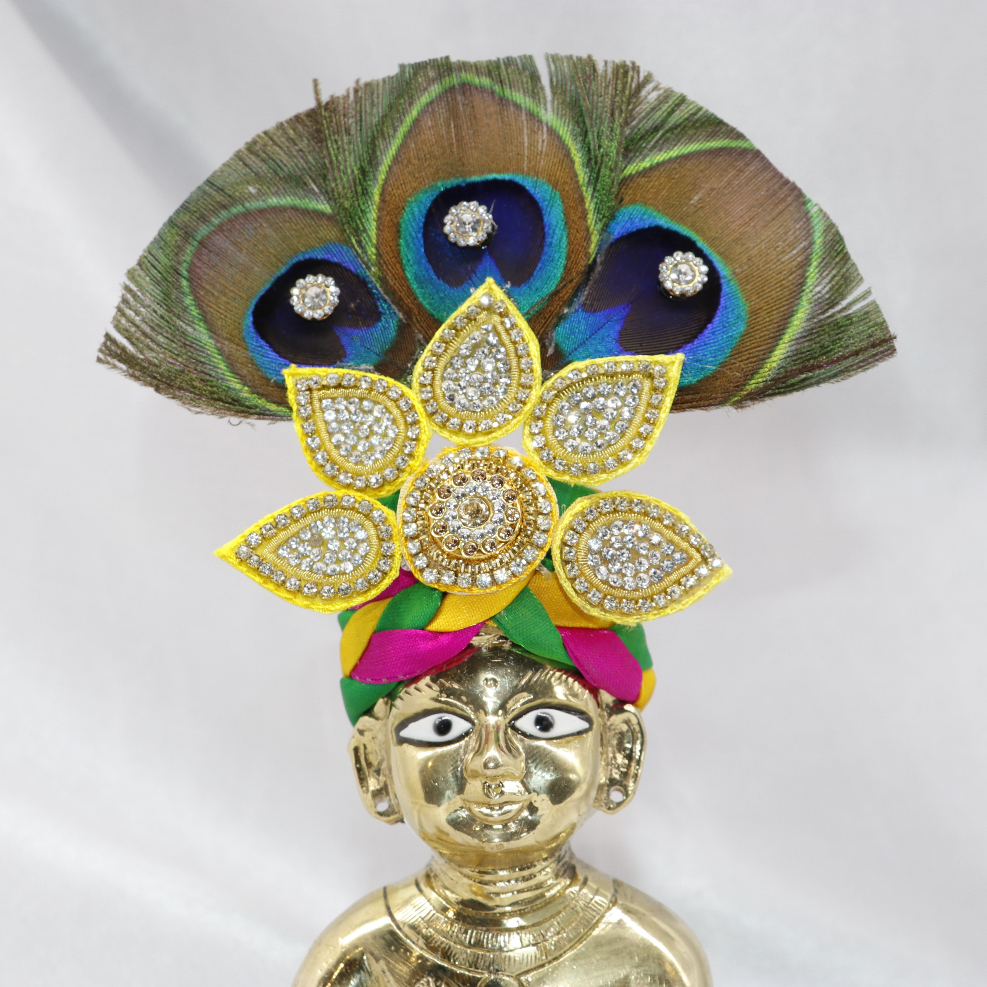 Ratna Pushp Diamond Work Laddu Gopal Mukut