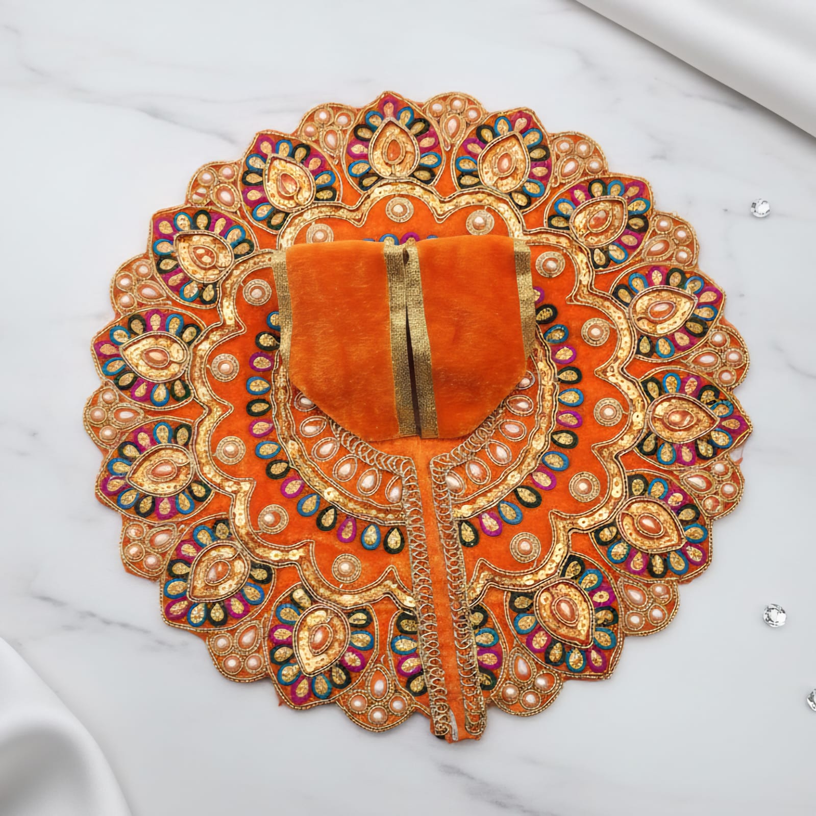 Zardosi brocade Poshak Rajkot manufacturer