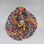 Cotton Raas Rang Poshak Dress With Mukut