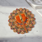 brocade Poshak for Laddu Gopal size 3