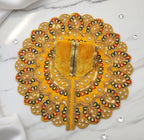 brocade Poshak for Laddu Gopal size 6