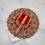 brocade dress for Bal Gopal size 4 wholesale